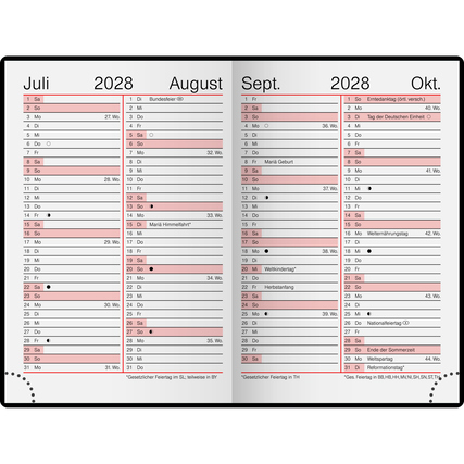 rido/idé Taschenkalender partner/Industrie I DIN A7 2027 Produktbild pa_produktabbildung_3 XL