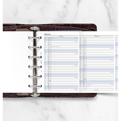 FILOFAX Einlage Kalender exklusiv Pocket 2028 Produktbild pa_anwendungsbeispiel_1 XL