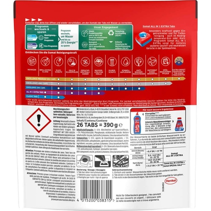 Somat Spülmaschinentabs All in 1 Extra Produktbild pa_produktabbildung_2 XL