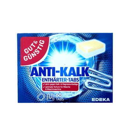 GUT & GÜNSTIG Entkalker Anti Kalk Tabs 7 Karton Karton 60 x 16 g/Pack.