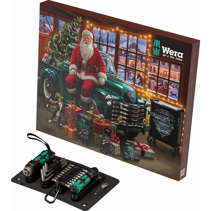 Wera Adventskalender 57 x 46 x 5 cm (B x H x T) 1.490g
