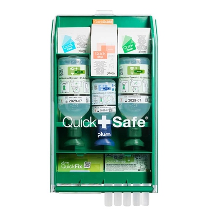 PLUM Erste Hilfe Station QuickSafe® Complete 43 x 25,3 x 9,2 cm (B x H x T) Kunststoff grün