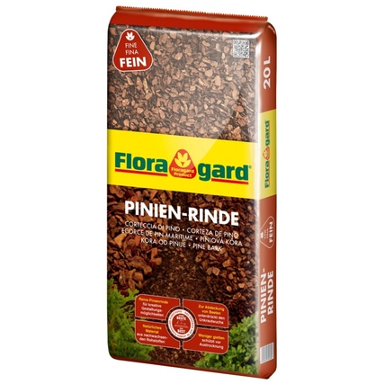 Floragard Mulch Pinienrinde Beete, Gartenflächen 20 l/Pack.