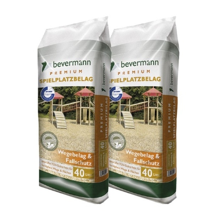 Bevermann Mulch Spielplatzbelag 2 x 40 l/Pack.