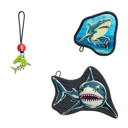 Step by Step Ranzen Accessoire Magic Mags Glow Shark Dexter Produktbild pa_produktabbildung_1 XL