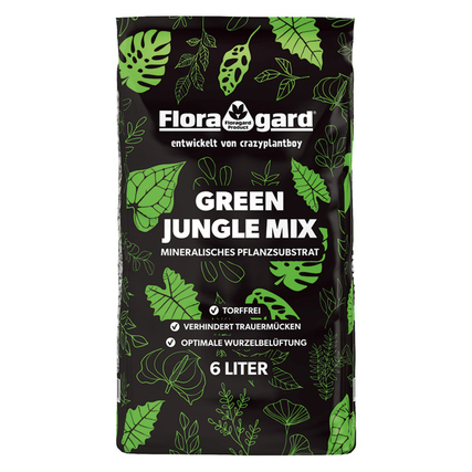 Floragard Pflanzensubstrat Green Jungle Mix 3 x 6 l/Pack.