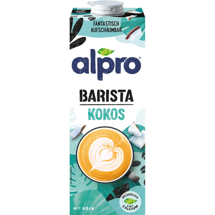 Alpro Pflanzendrink Barista Kokosnuss TetraPak 8 x 1 l/Pack.l
