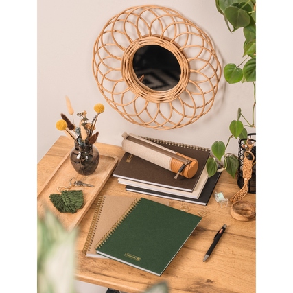 BRUNNEN Notizbuch Premium Hardcover DIN A5 chocolate Produktbild pa_ohnedeko_1 XL