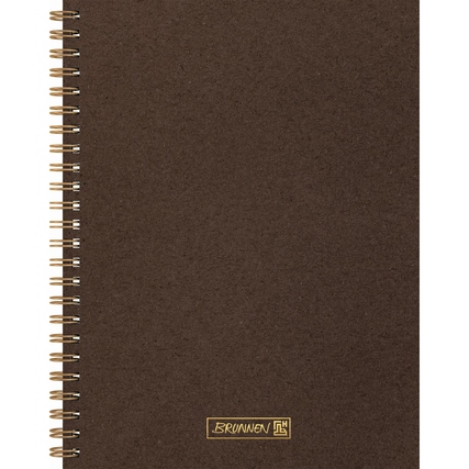 BRUNNEN Notizbuch Premium Hardcover DIN A5 chocolate Produktbild pa_produktabbildung_1 XL