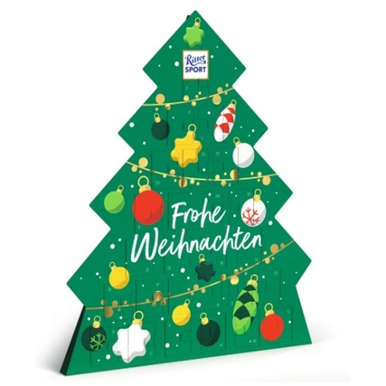 Ritter Sport Adventskalender Frohe Weihnachten 208g