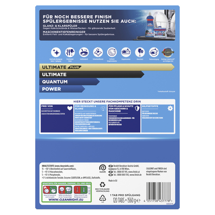 FINISH Spülmaschinentabs Powerball Power Classic Produktbild pa_produktabbildung_2 XL