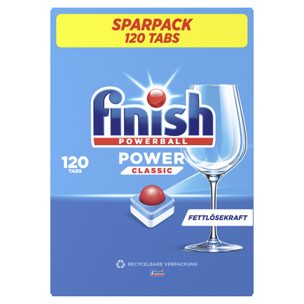 FINISH Spülmaschinentabs Powerball Power Classic Produktbild pa_produktabbildung_1 XL