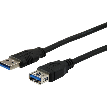 equip USB-Kabel USB-A-Stecker/USB-A-Buchse 3 m Produktbild pa_produktabbildung_1 XL