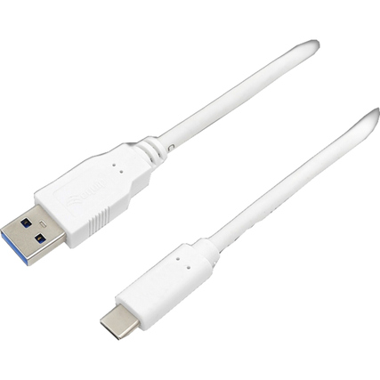 equip USB-Kabel USB 3.2 Gen 1 USB-C-Stecker/USB-A-Stecker weiß 2 m Produktbild pa_produktabbildung_1 XL
