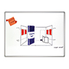 FRANKEN Whiteboard PRO 100 x 75 cm (B x H) Produktbild pa_anwendungsbeispiel_1 S