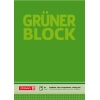 BRUNNEN Briefblock Grüner Block DIN A4