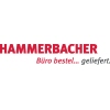 Hammerbacher Schreibtisch 1.200 x 700-1.200 x 800 mm (B x H x T) nussbaum silber Produktbild lg_markenlogo_1 lg