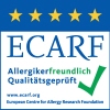 ECARF Allergikerfreundlich Qualitätsgeprüft