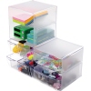 Deflecto® Organisationsbox Cube 4 Fächer