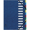 Exacompta Ordnungsmappe Harmonika® 12 Fächer blau Produktbild pa_produktabbildung_1 S