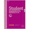 BRUNNEN Collegeblock Student Colour Code liniert mit Rand innen/außen