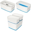 Leitz Aufbewahrungsbox MyBox® 31,8 x 12,8 x 19,1 cm (B x H x T) weiß/blau Produktbild pa_anwendungsbeispiel_1 S
