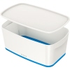 Leitz Aufbewahrungsbox MyBox® 31,8 x 12,8 x 19,1 cm (B x H x T) weiß/blau Produktbild pa_produktabbildung_1 S