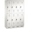 C+P Kleiderspind Evolo mit Sockel 1.200 x 1.800 x 500 mm (B x H x T) 8 Fächer lichtgrau A010536J