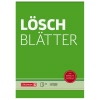 Löschblattblock in A4-Format mit grüner Verpackung und aufgedrucktem Text "LÖSCH BLÄTTER".