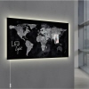SIGEL Glasboard Artverum LED 91 x 46 x 1,8 cm (B x H x T) design World-Map Produktbild pa_ohnedeko_1 S