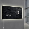 SIGEL Glasboard Artverum LED 91 x 46 x 1,8 cm (B x H x T) design Schiefer-Stone Produktbild pa_ohnedeko_1 S