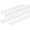 RENZ Drahtbinderücken Ring Wire® 2:1 9,5 mm 100 St./Pack. weiß Produktbild pa_produktabbildung_1 S