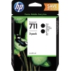 HP Tintenpatrone 711 schwarz 2 St./Pack. A010856W