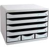 Exacompta Schubladenbox STORE-BOX Mini Office lichtgrau Produktbild pa_produktabbildung_1 S