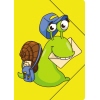 Eckspanner aus Polypropylen mit einer cartoonhaften Schnecke, die einen Brief trägt.