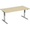 Geramöbel Schreibtisch Elektro-Flex 1.600 x 650-1.250 x 800 mm (B x H x T) ahorn Produktbild pa_produktabbildung_1 S