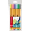 STABILO® Fineliner point 88® 8 Farben 8 St./Pack. A011554I