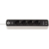 brennenstuhl® Steckdosenleiste Ecolor 2 USB Ports A012239R