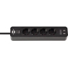 brennenstuhl® Steckdosenleiste Ecolor 2 USB Ports