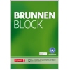 BRUNNEN Briefblock Recycling DIN A4 blanko A012256I