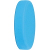 Blauer Magnet aus Neodym und Silikon mit ovaler Form und glatter Oberfläche.