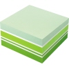 Soennecken Haftnotizwürfel Farbmix Brilliant 400 Bl. grün, weiß Produktbild pa_produktabbildung_1 S