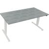 Schreibtisch Move 2.0 1.600 x 625-1.285 x 800 mm (B x H x T) beton hell A012573T