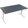 Schreibtisch Move 2.0 1.600 x 625-1.285 x 800 mm (B x H x T) lavagrau verkehrsweiß Produktbild pa_produktabbildung_1 S