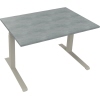 Schreibtisch all in one 1.200 x 645-1.275 x 800 mm (B x H x T) beton hell silberaluminium Produktbild pa_produktabbildung_1 S