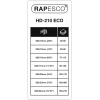 RAPESCO Blockheftgerät ECO HD-210 Produktbild pi_pikto_3 pi