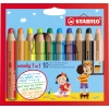 STABILO® Farbstift woody 3 in 1 10 St./Pack. A012694G