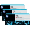 HP Tintenpatrone 771C rot chromatisch 3 St./Pack. A012812C