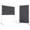 magnetoplan® Moderationstafel Design VarioPin weiß, pulverbeschichtet grau Produktbild pa_produktabbildung_1 S