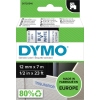 DYMO® Schriftbandkassette D1 12 mm x 7 m (B x L) blau weiß Produktbild pa_produktabbildung_2 S